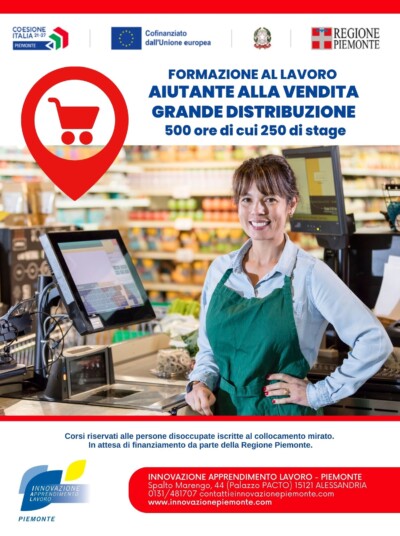 Aiutante alla vendita grande distribuzione